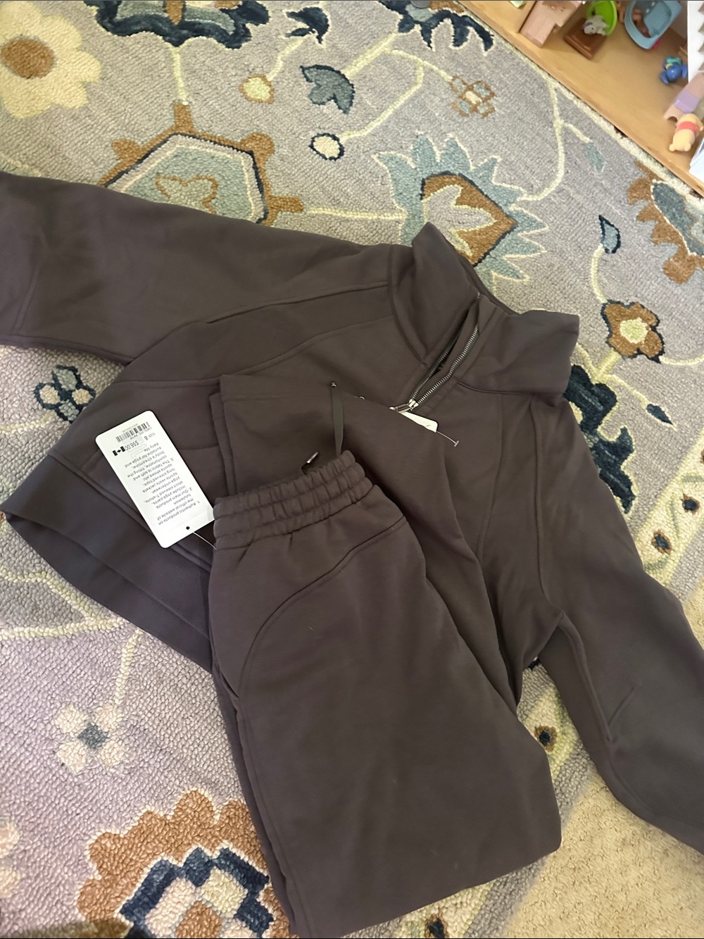 Gray sweat set